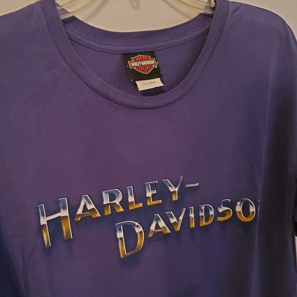 Harley Davidson men's T shirt, short sleeve Size 2X 100% cotton